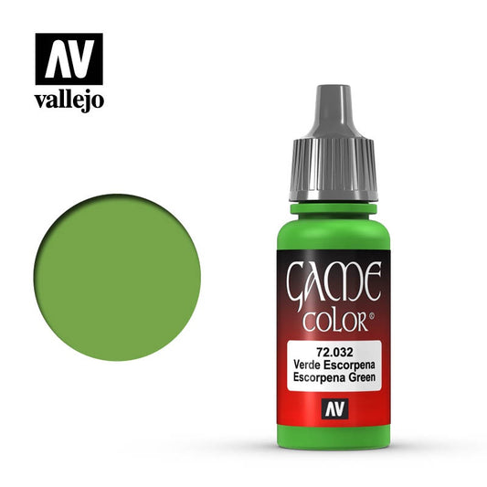 VAL72032 Game Color Scorpy Green