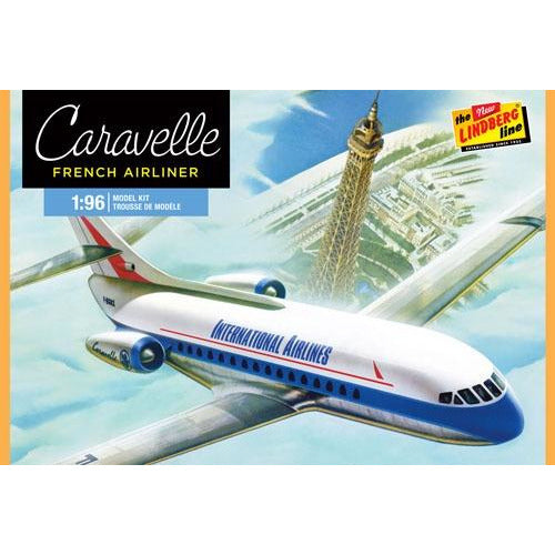 Caravelle French Airliner 1/96 by Lindberg