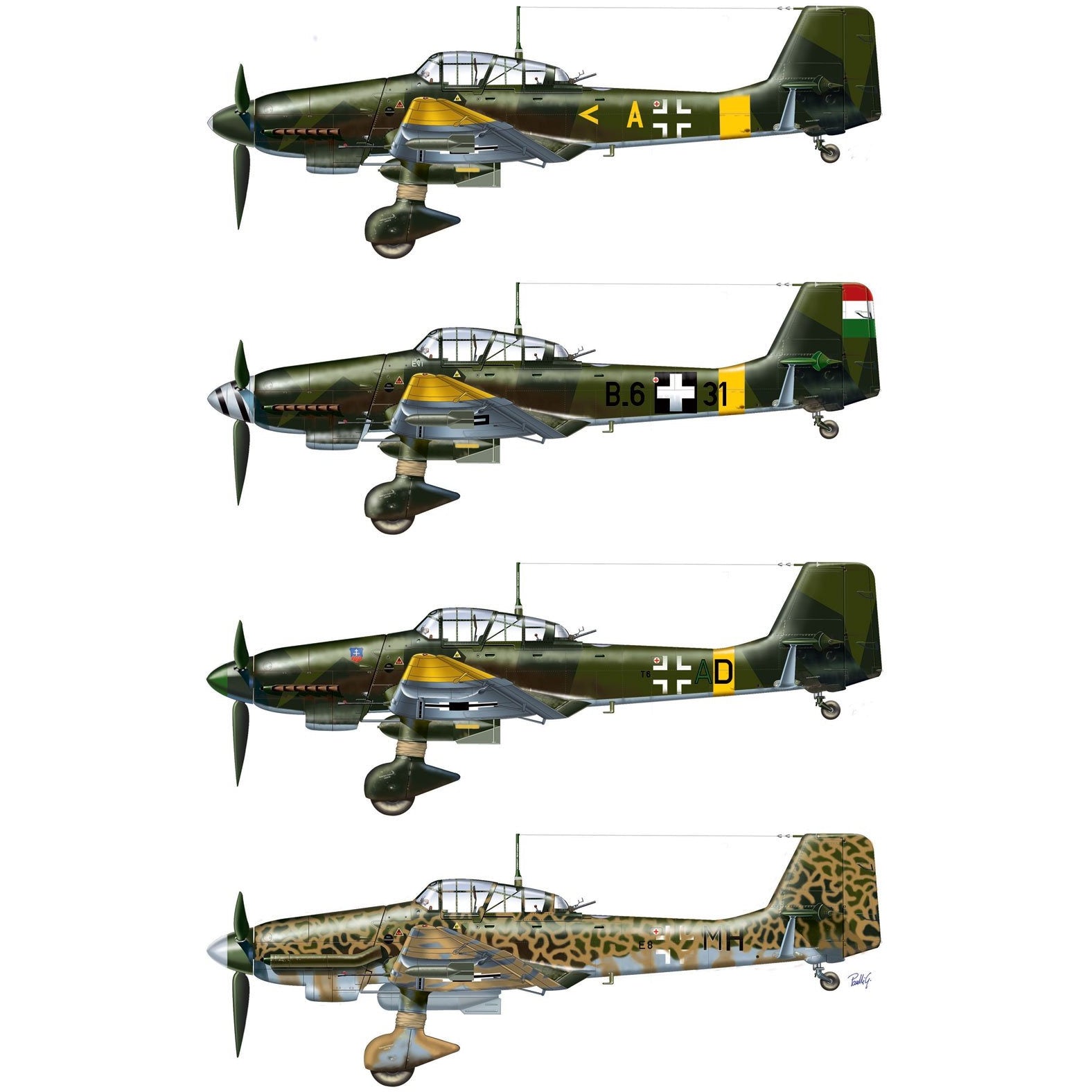 Ju 87 D-5 Stuka 1/48 by Italeri