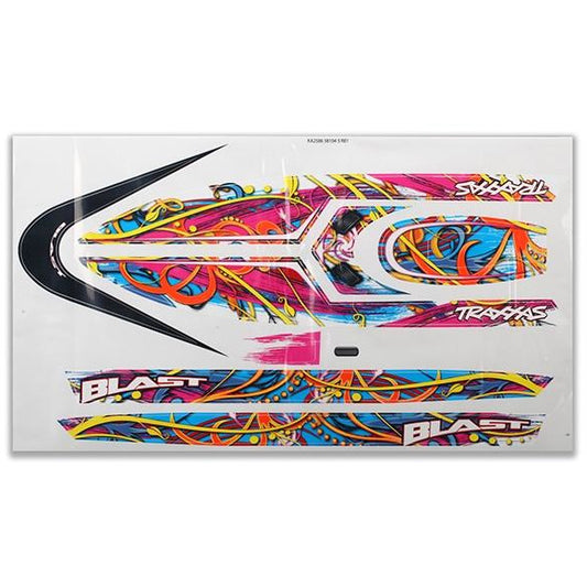 TRA3816 Blast Decal Set (Swirl Pattern) (Waterproof)