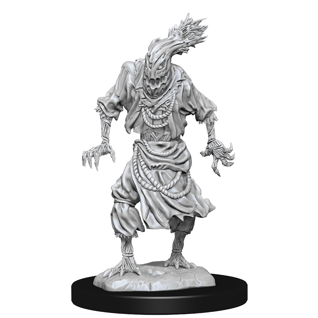 D&D Unpainted Mini - Scarecrow & Stone Cursed Human 90241