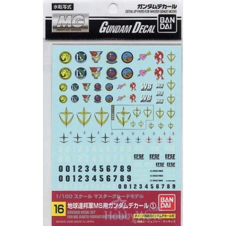 Gundam Decal 16 - Earth Federation Space Force (1)