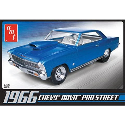 1966 Nova Pro Street 1/25 Model Car Kit #636 by AMT