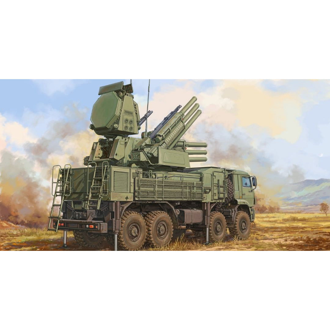 Russian 72V6E4 Combat Unit of 96K6 Pantsir -S1 ADMGS(w/RLM SOC S-band Radar) 1/35 by Trumpeter