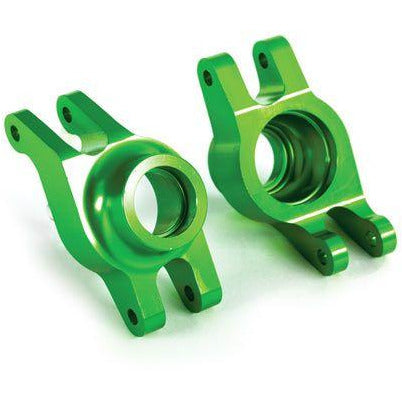 TRA8952G Traxxas Carriers, stub axle (green-anodized 6061-T6 aluminum) (rear) (2) Maxx