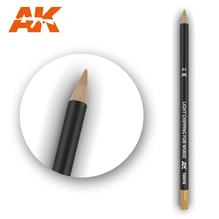 AK Weathering Pencil - Light Chipping for Wood