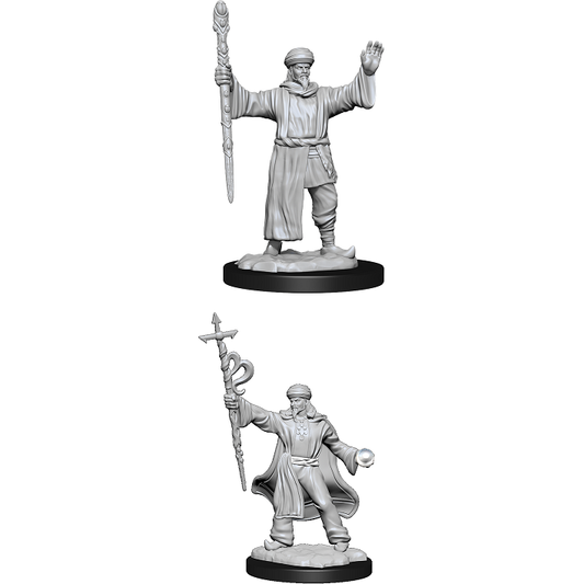 D&D Unpainted Mini - Human Wizard 90137