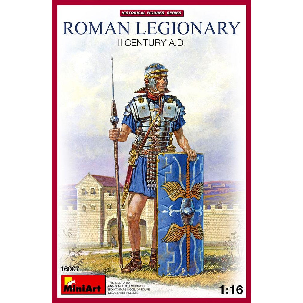 Roman Legionary II Century AD #16007 1/35 Figure Kit by MiniArt