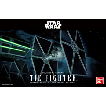 TIE Fighter 1/72 Star Wars Model Kit #5064104 by Bandai