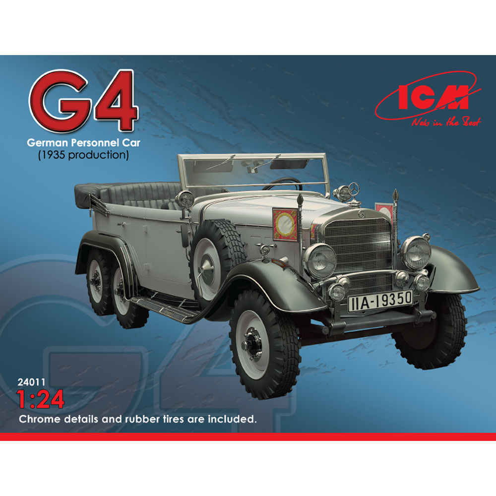 Type G4 (1935 production), German Personnel Car 1/24 by ICM