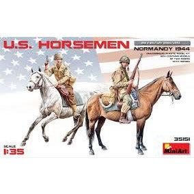 US Horsemen Normandy 1944 #35151 1/35 Figure Kit by MiniArt