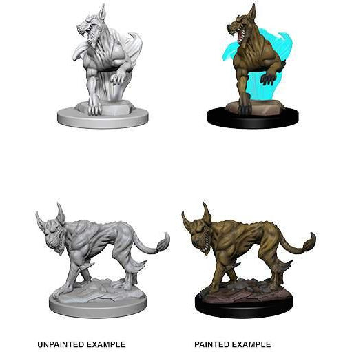 D&D Unpainted Mini - Blink Dogs 72568
