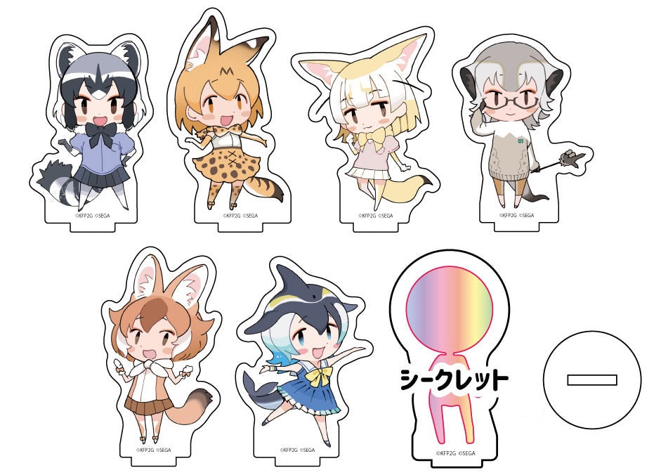 [Online Exclusive] Kemono Friends 3 Acrylic Petit Stand 02 1.5th Anniversary Ver. (1 random blind pack)