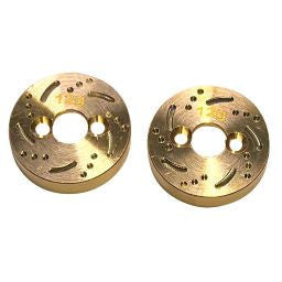 APS Brass 7mm Rear Axle Weights for TRAXXAS TRX-4M 1:18 Set of 2 (2x18g) APS29031V2