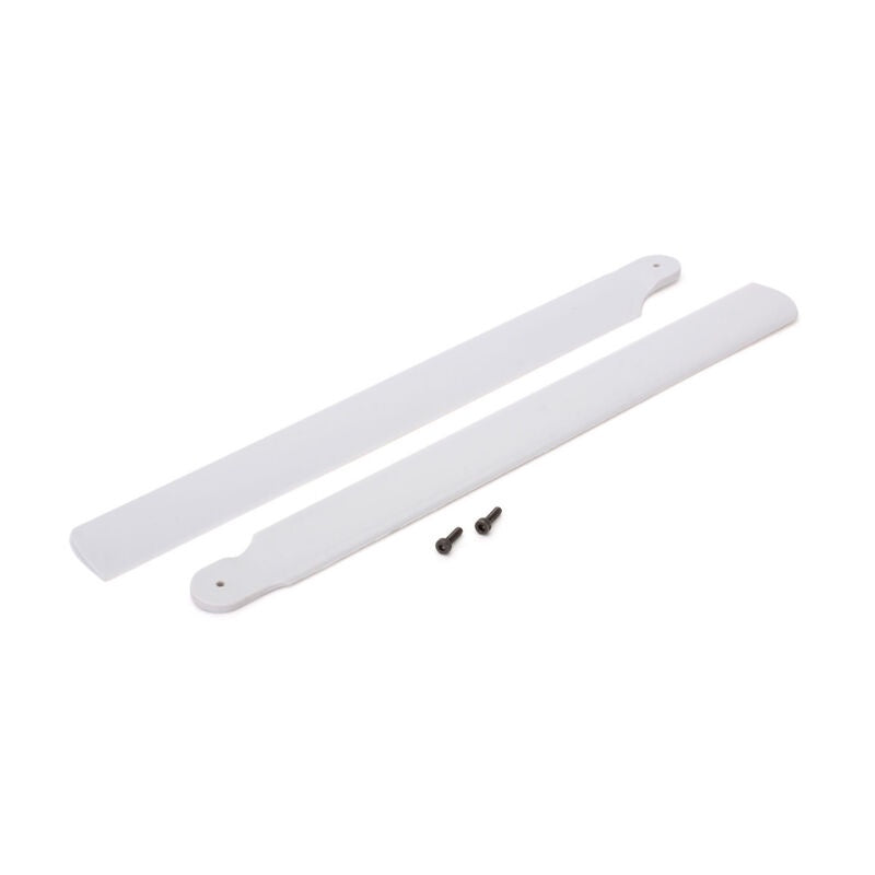 Main Blade Set (2), White, Plastic: 200 SR X