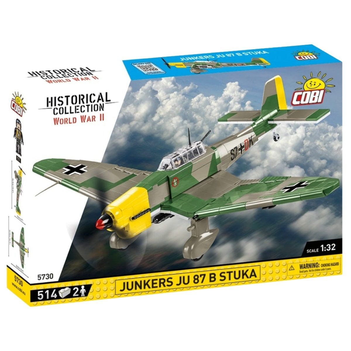 Historical Collection WWII: 5730 Junkers Ju-87 B Stuka 495 PCS