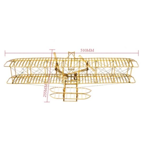 Wright Flyer-I 1/18 50mm Wooden Model