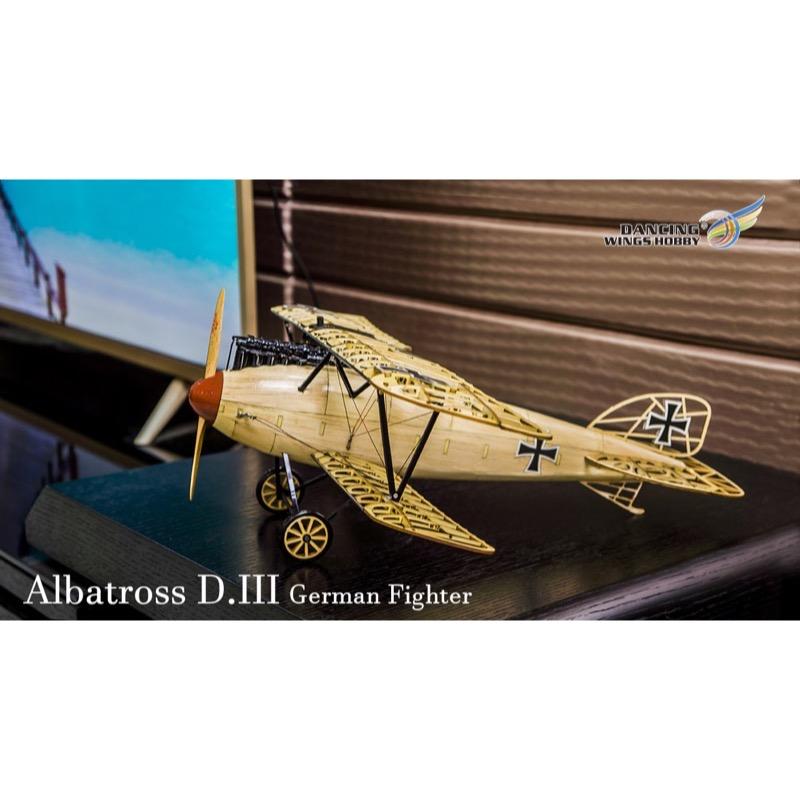 Albatross D.III 500mm Wooden Model
