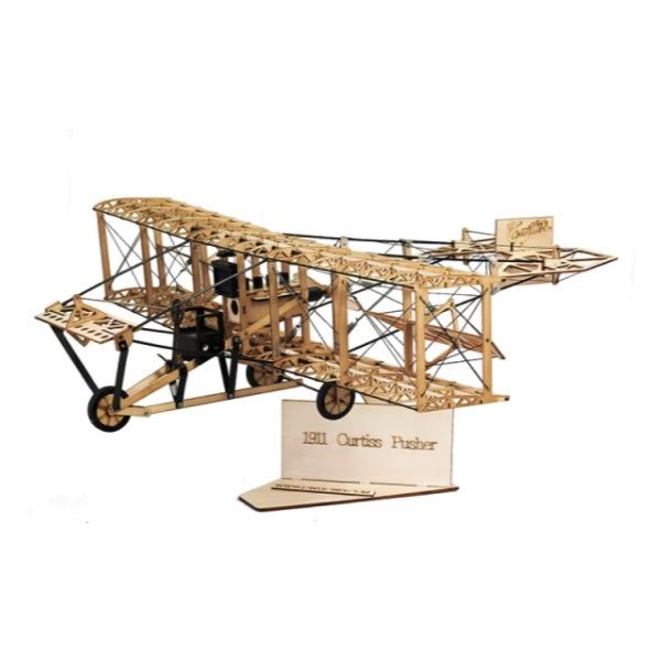 Curtiss Pusher 1911 500mm Wooden Model