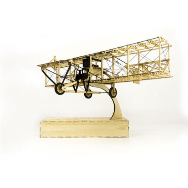 Curtiss Pusher 1911 500mm Wooden Model