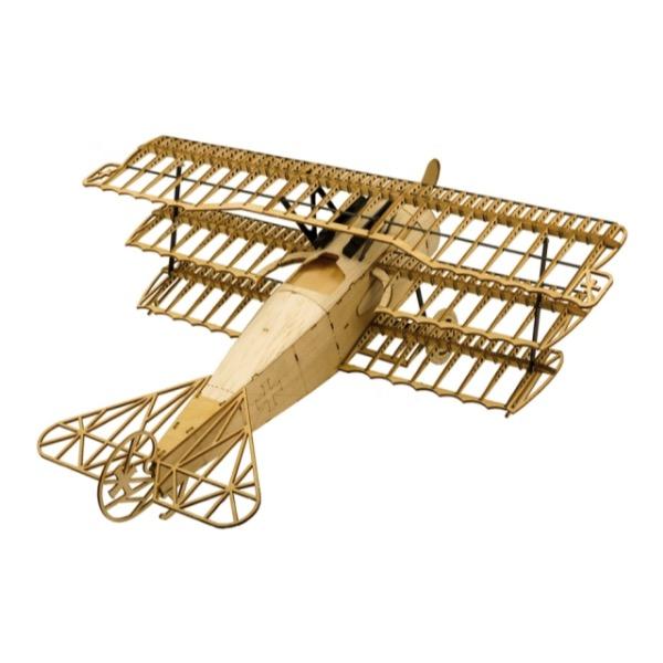 Fokker-DR1 1/18 Wooden Model