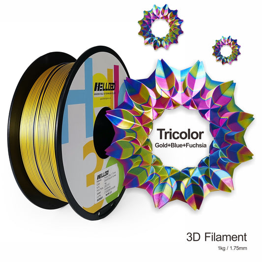 Hello3d Tri-Colour Gold/Blue/Fuchsia Silk 1kg