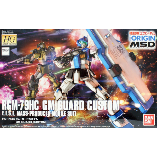 HG 1/144 The Origin #22 RGM-79H GM Guard Custom #0230355 by Bandai