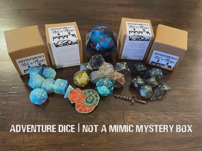 Adventure Dice Not a Mimic Mystery Box