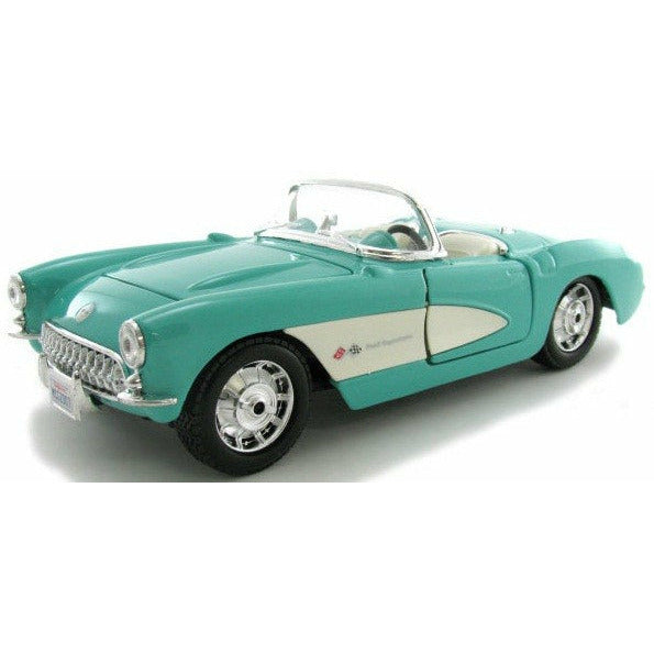 Maisto 1/24 1957 Corvette Convertible Turquoise