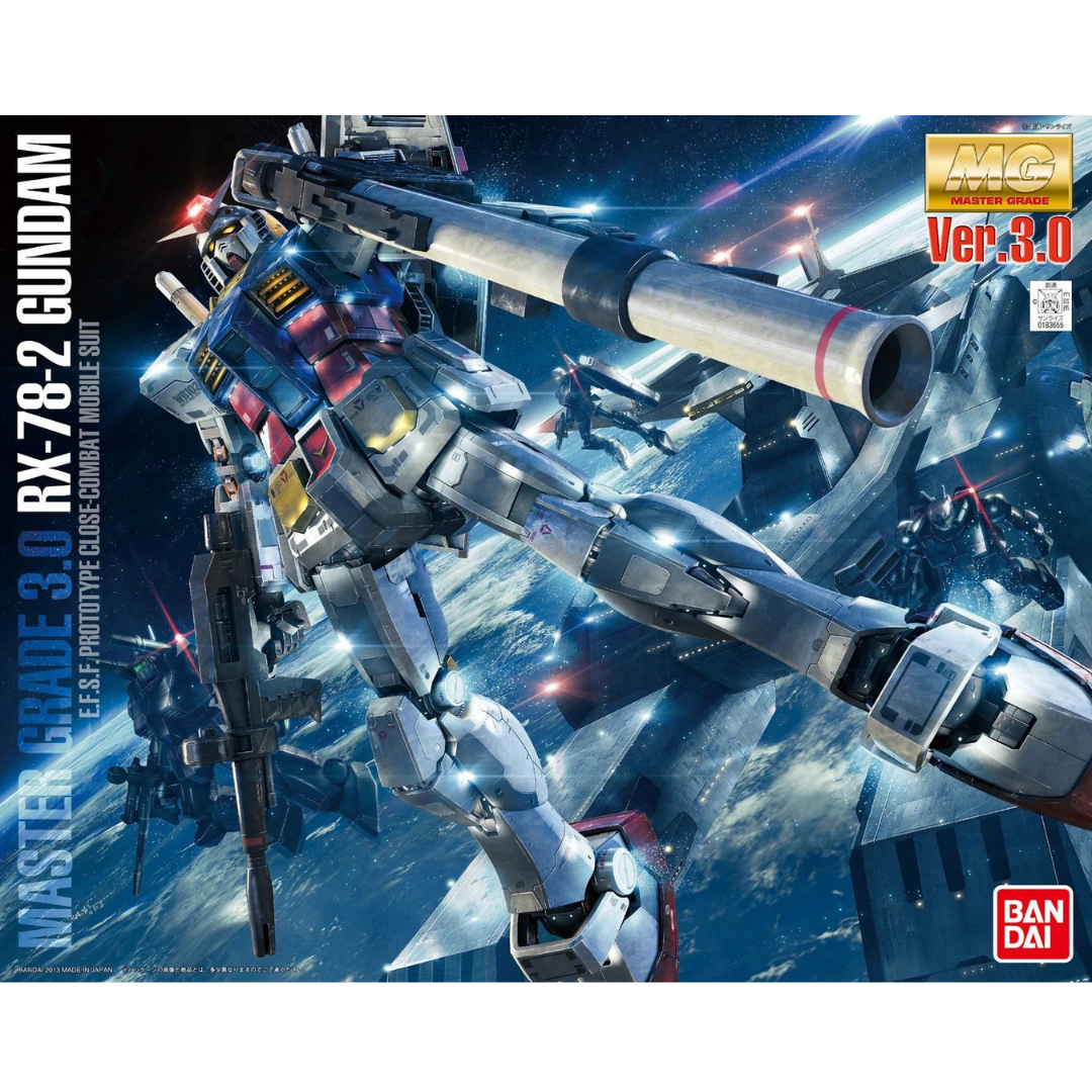 MG 1/100 RX-78-2 Gundam (Ver. 3.0) #5061610 by Bandai