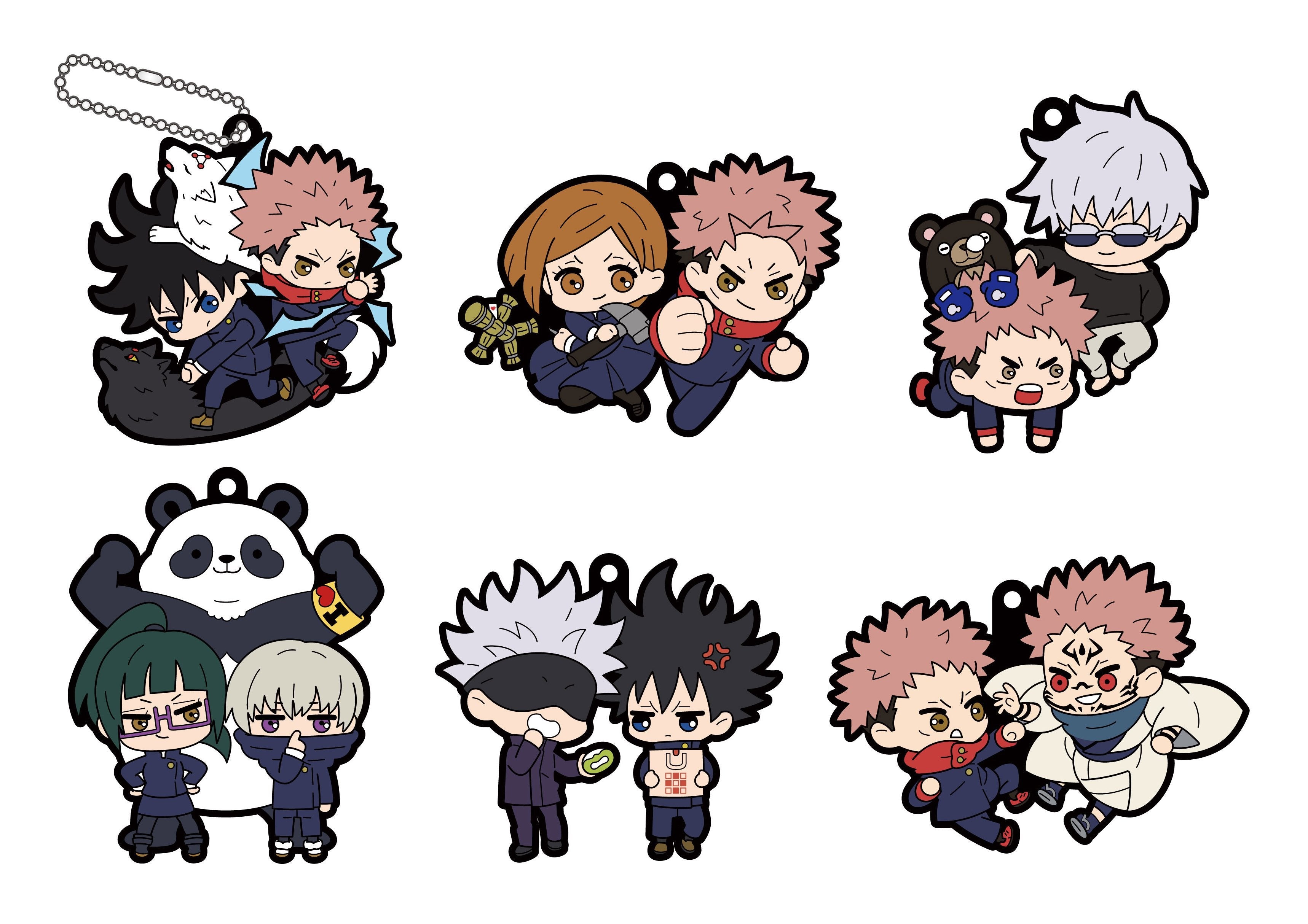[Online Exclusive] Jujutsu Kaisen MegaHouse Rubber Mascot Buddy-Colle (1 Random Blind Pack)