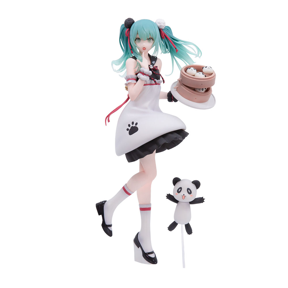 Panda Bun Miku Figure