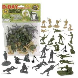 54mm D-Day Invasion of Normandy Figure Playset (34pcs)