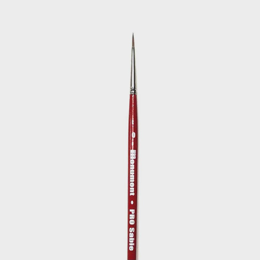 Monument Hobbies Brush Pro Sable - 0 Paint Brush