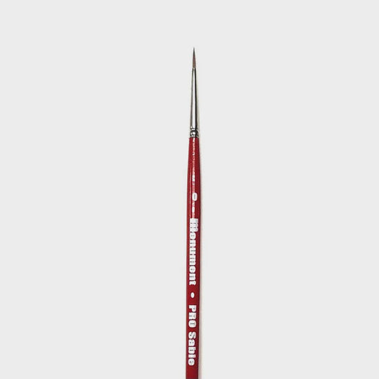 Monument Hobbies Brush Pro Sable - 0 Paint Brush
