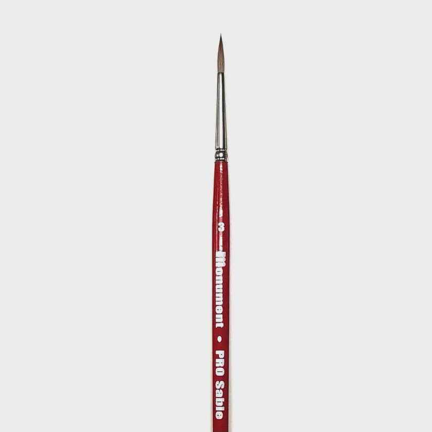 Monument Hobbies Brush Pro Sable - 3 Paint Brush