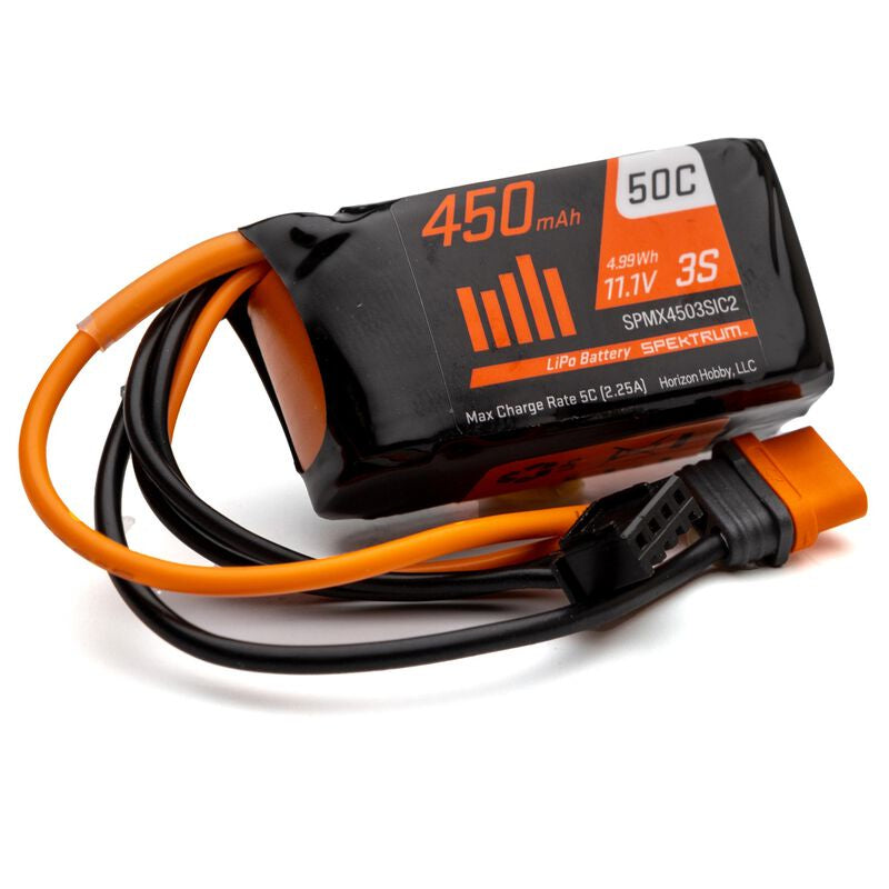 450mAh 3S 11.1V 50C LiPo Battery; IC2 - SPMX4503SIC2