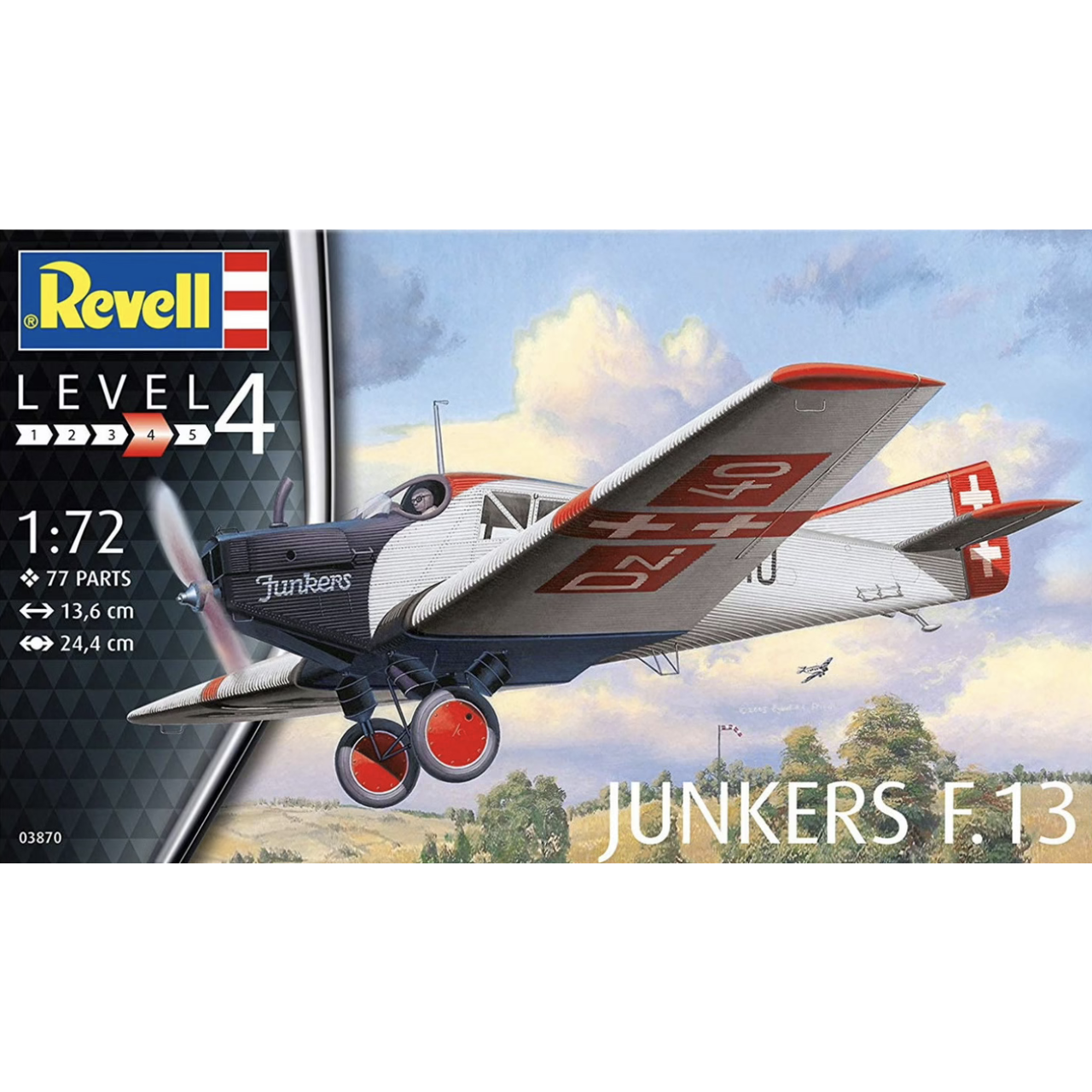Junkers F.13 1/72 #03870 by Revell