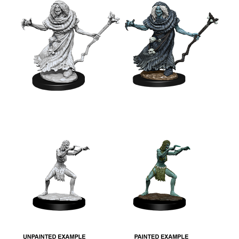 D&D Unpainted Mini - Sea Hag and Bheur Hag 90072