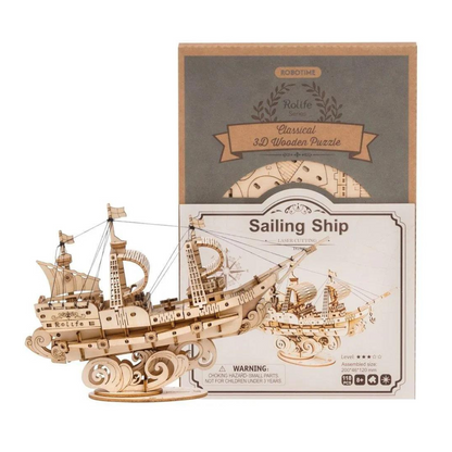 Robotime Classical 3D Wooden Sailing Ship 118pcs