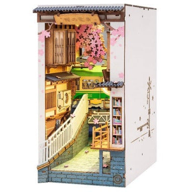 DIY House Sakura Densya Book Nook Shelf Insert TGB01