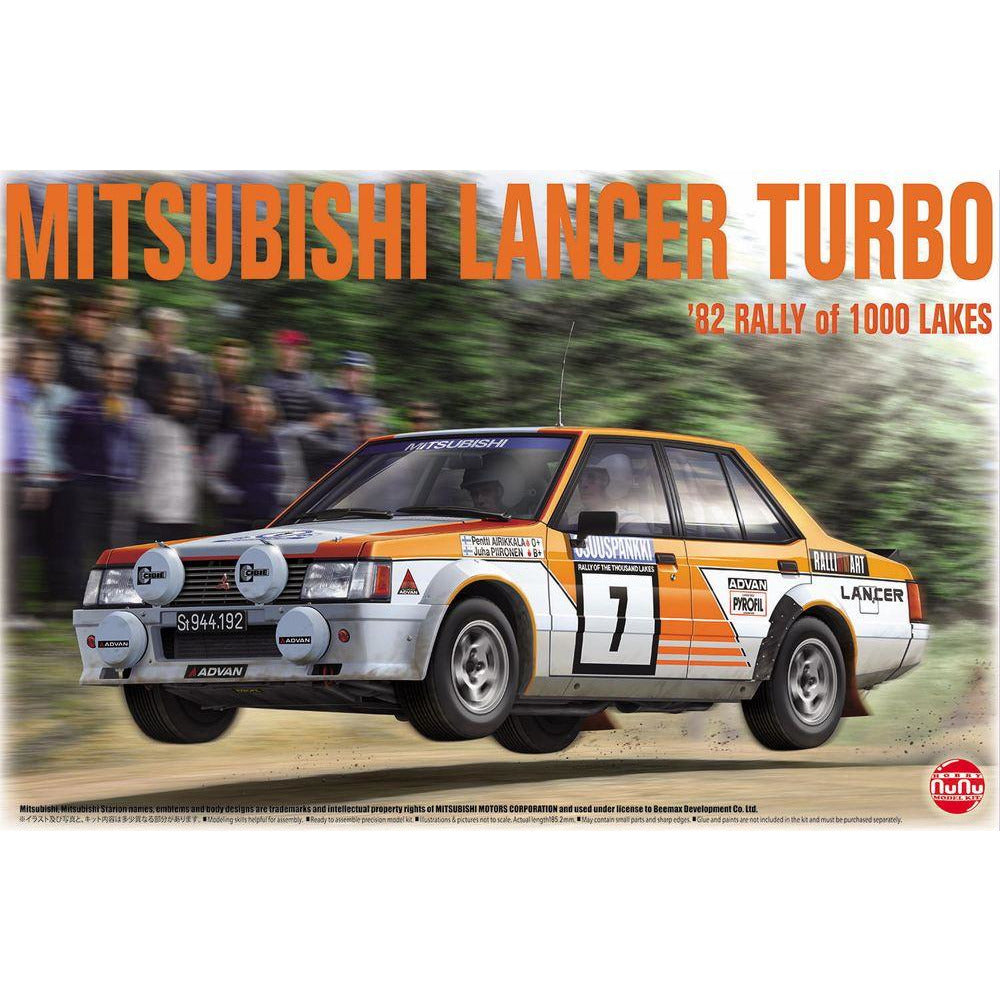 Mitsubishi Lancer Turbo 82 Rally of 1000 Lakes 1/24 by Platz