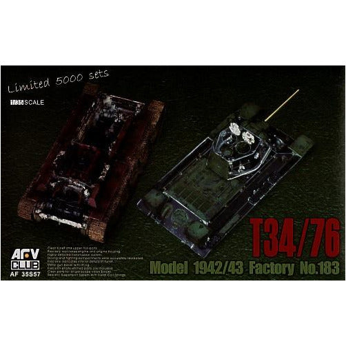 T34/76 Model 1942/43 Factory No.183 Limited Edition 1/35 #35S57 by AFV Club