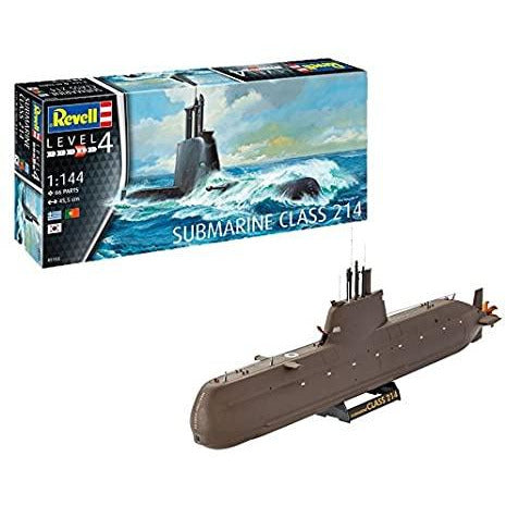 U-Boat Class 214 1/144 Model Ship Kit #5056 by Revell
