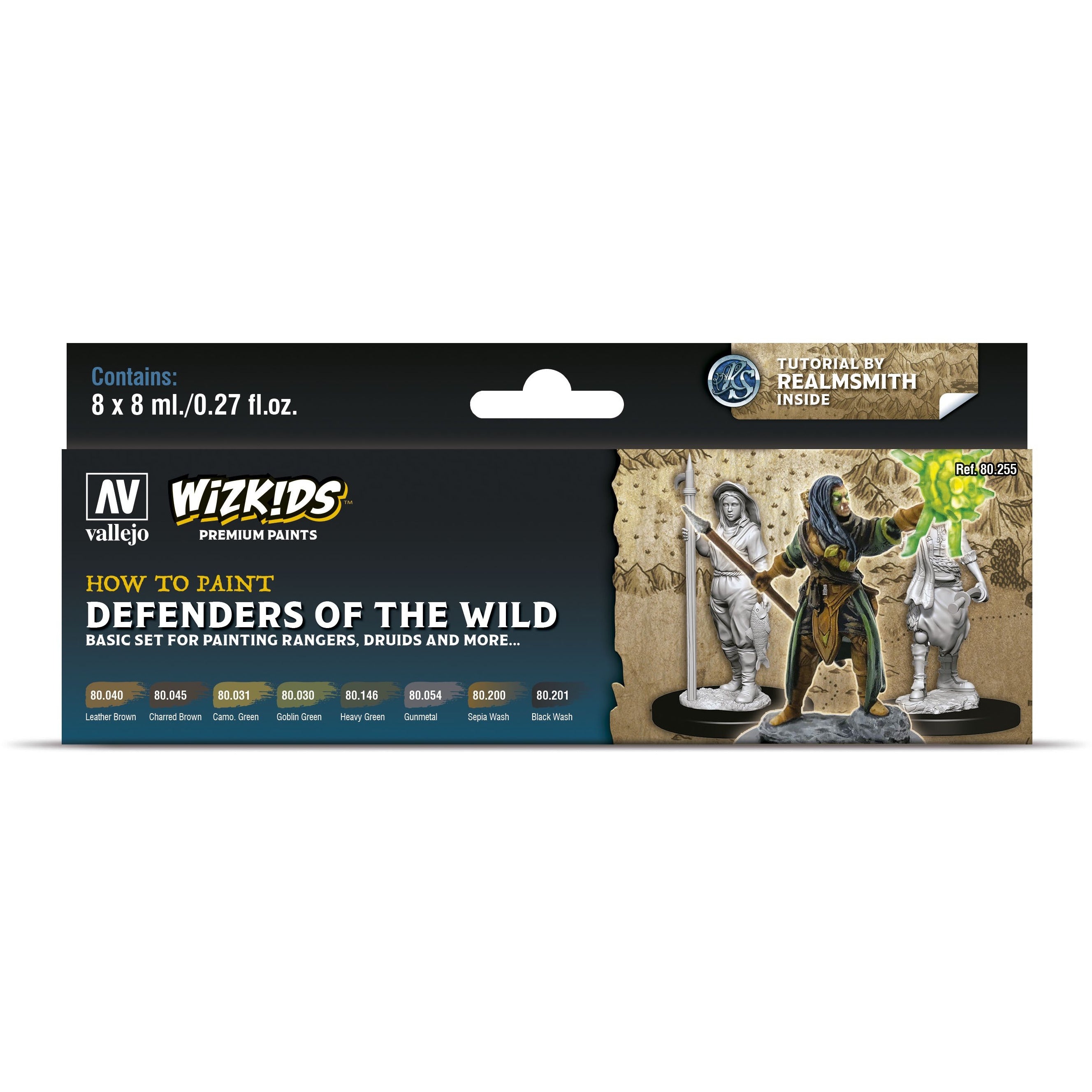 VAL80255 WIZKIDS Premium Paint Set Defenders of the Wild