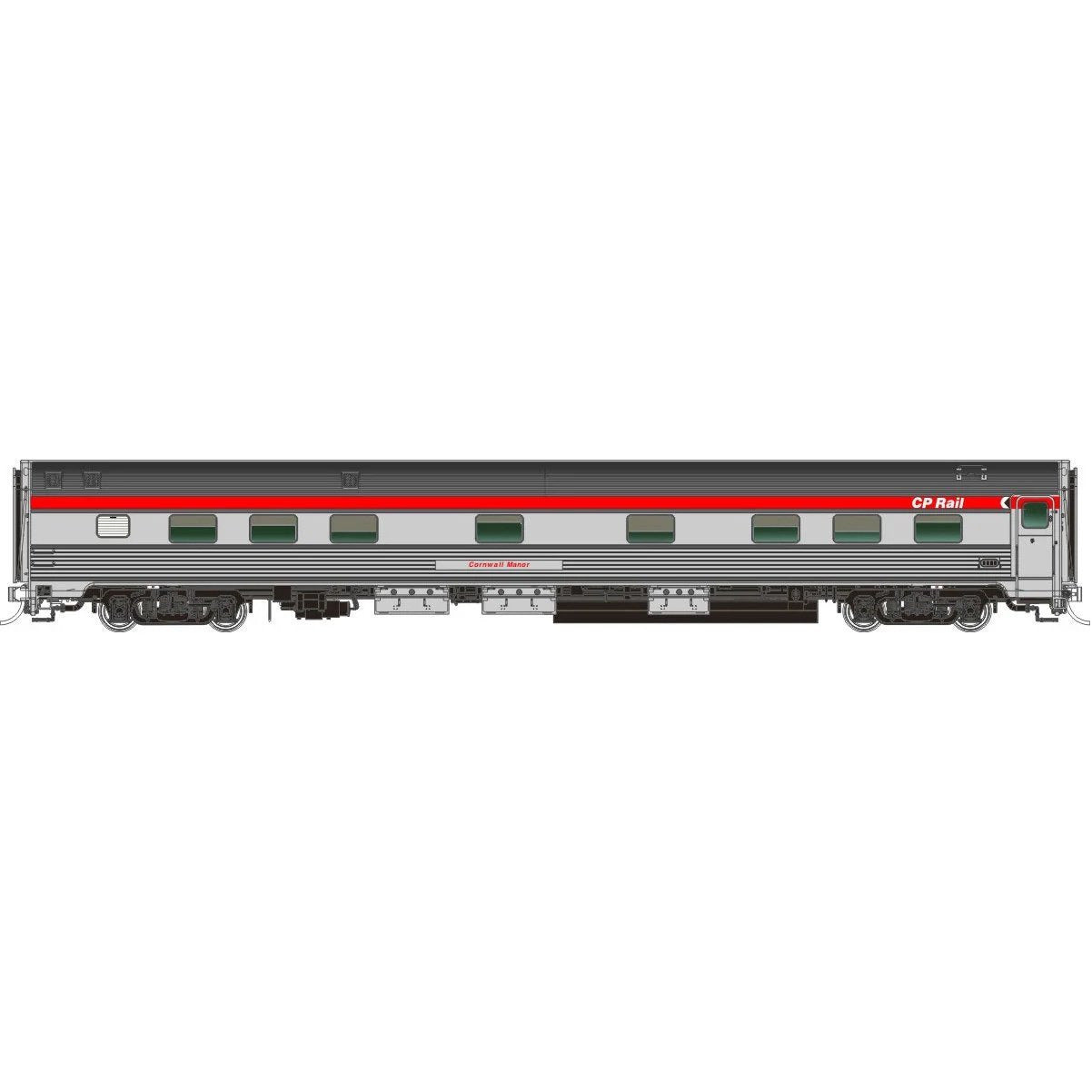 The Canadian Add-On Coach, Manor, Chateau: CP Action Red (3 Cars)(N)