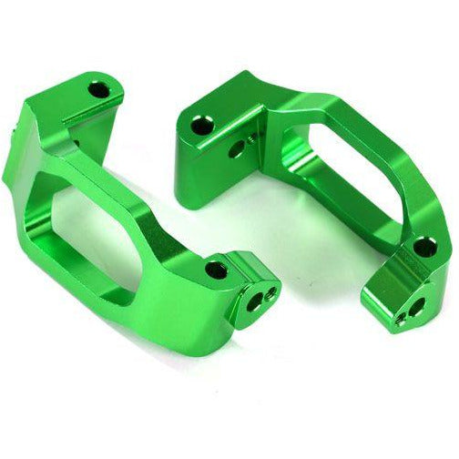 TRA8932G Traxxas Caster blocks (c-hubs), 6061-T6 aluminum (green-anodized), left & right/ 4x22mm pin (4)/ 3x6mm BCS (4)/ retainers (4) Maxx