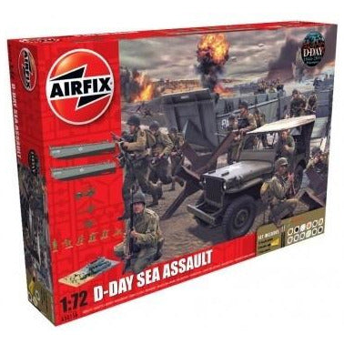 D-Day Sea Assault Gift Set 1/72 by Airfix