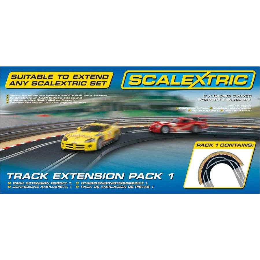 Scalextric Track Extension Pack 1 containing 2 Racing Curves