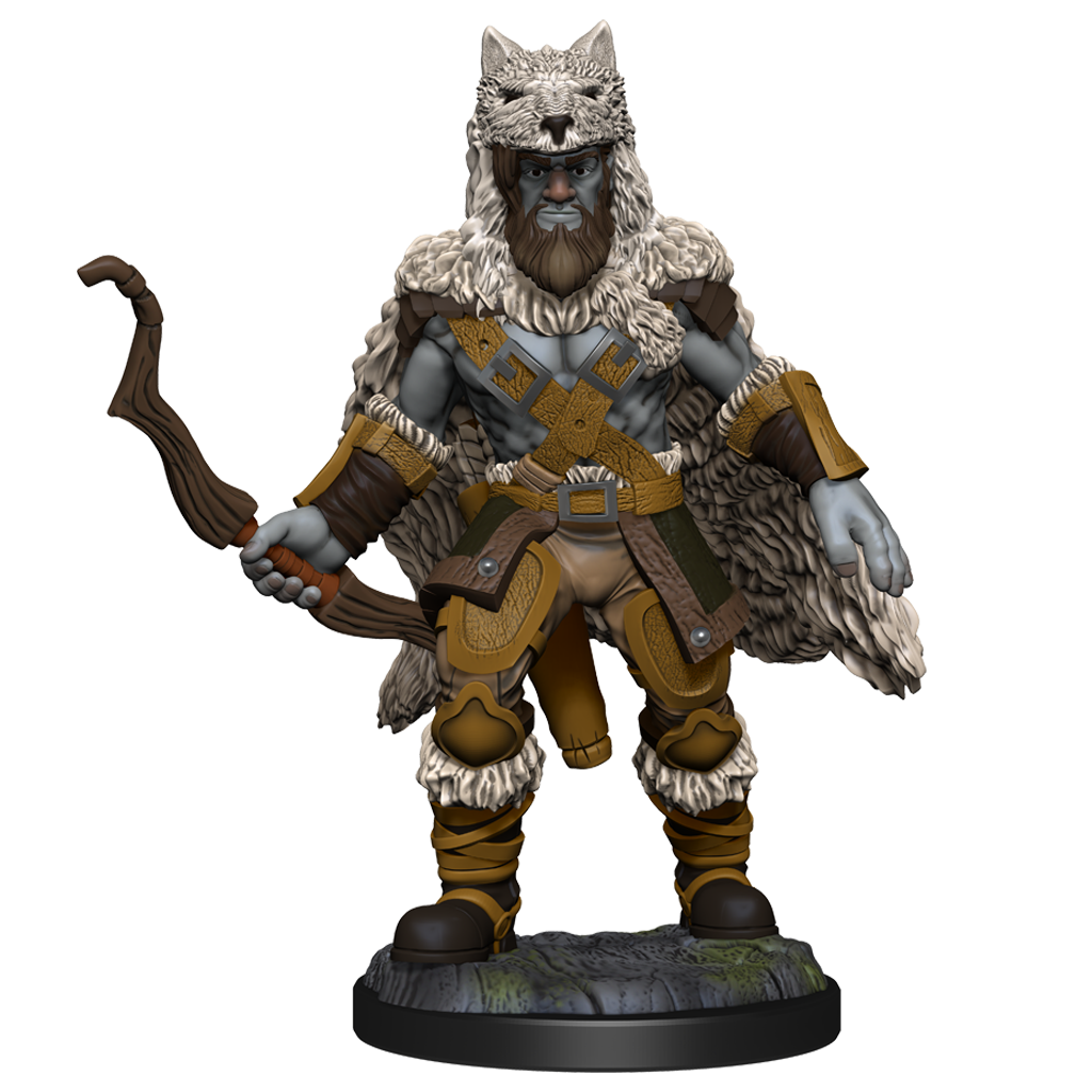 D&D Unpainted Mini - Firbolg Ranger - Male 90227